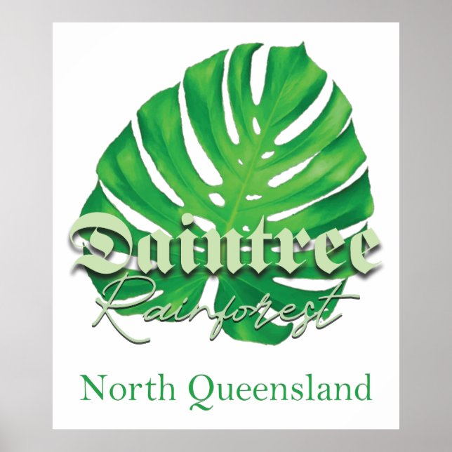 Daintree Rainforest Poster (Framsidan)
