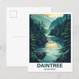 Daintree Rainforest Queensland Australien Travel Vykort