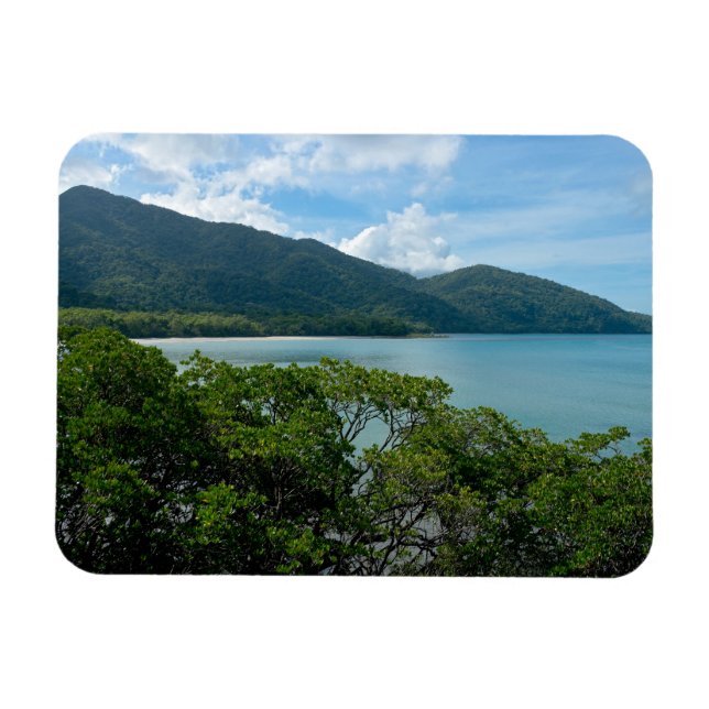 Daintree Rainforest vid Cape Tribulation Magnet (Horisontell)