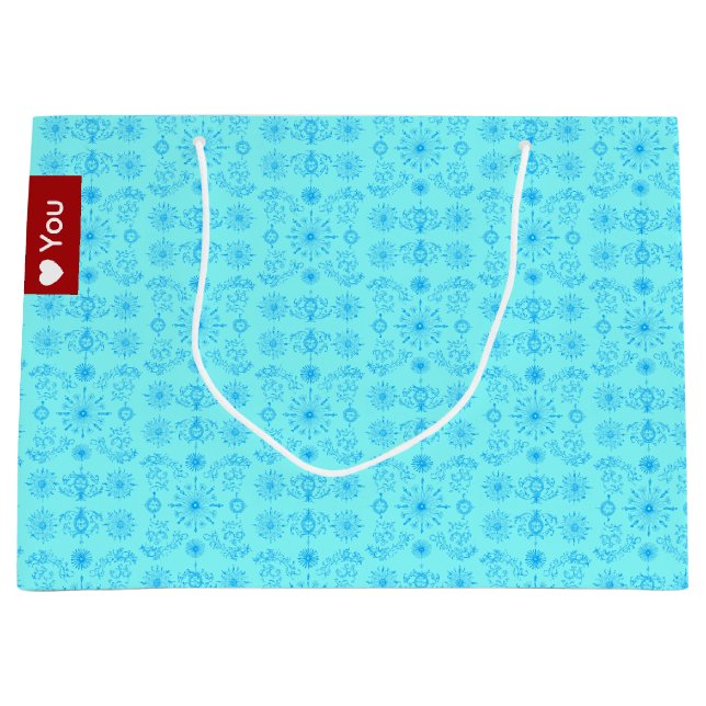 Dainty Blue på teal (Framsidan)