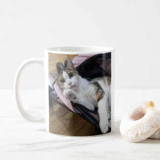 Dainty Doll i rosa barnvagn - Klassisk 11 oz fotom Kaffemugg