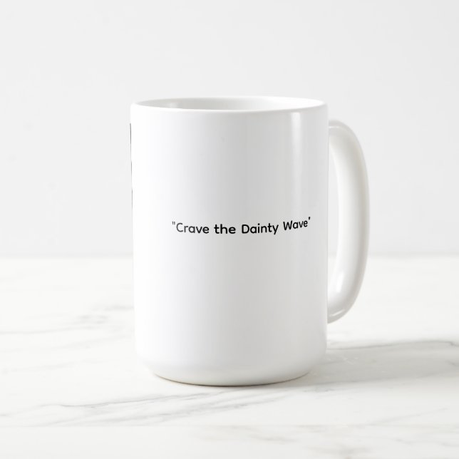 Dainty Doll i rosa kärra-Klassisk 11 oz fotomugg Kaffemugg (Framsida höger)