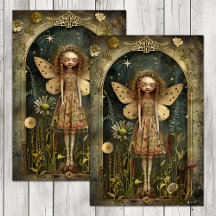 DAINTY SKOGSFAIRY DECOUPAGE TISSUE PAPER