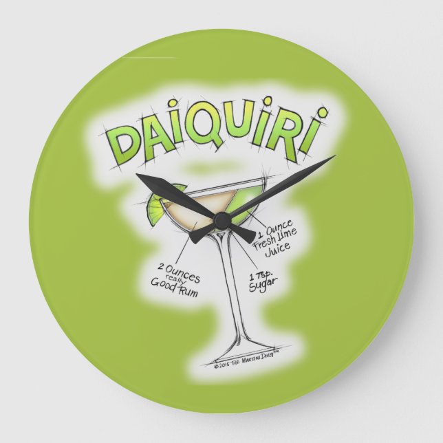 DAIQUIRI RECEPT COCKTAIL KONST STOR KLOCKA (Framsida)