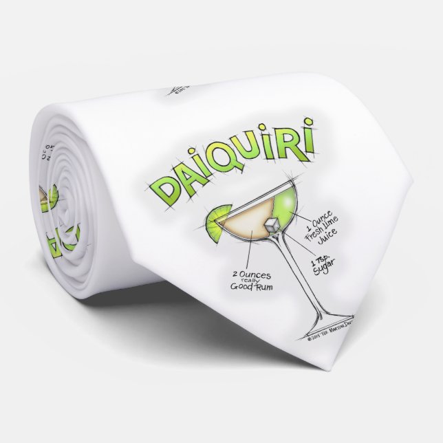 DAIQUIRI RECIPE COCKTAIL ART SLIPS (Rullad)