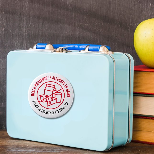 Dairy Allergy Runt Klistermärke (Skapare uppladdad)