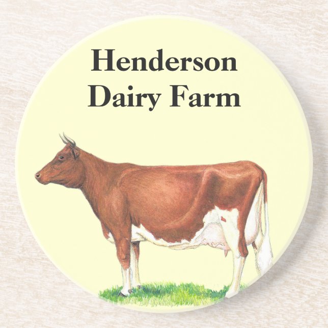 Dairy Farm Cow Underlägg (Framsidan)