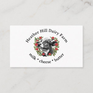 Dairy Farm Ro i svart- och vitkåpa Visitkort