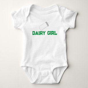 "Dairy Girl"-kroppsdräkt T Shirt