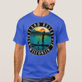 Dairyland Reservoir Wisconsin Paddleboarding T Shirt