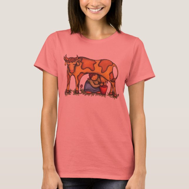 dairymaid tee shirt (Framsida)