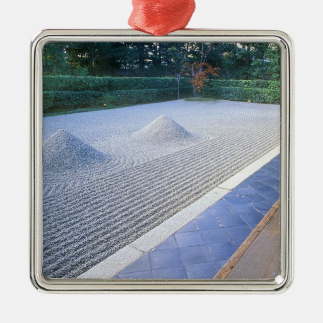 Daisen-in Temple Garden, Daitokuji, Kyoto, Japan Julgransprydnad Metall (Framsidan)