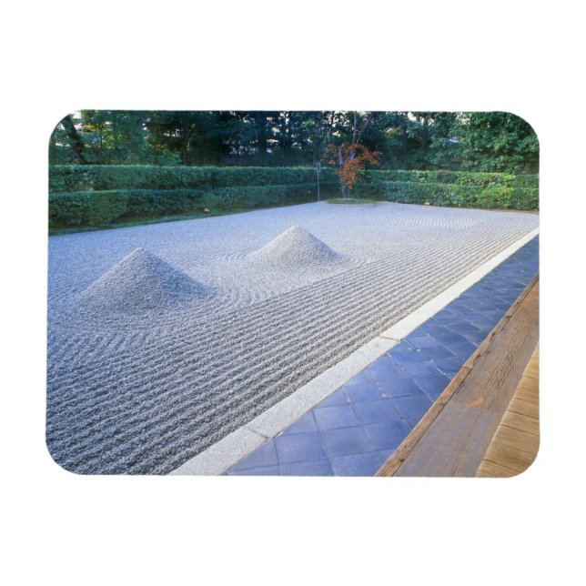 Daisen in Temple Garden, Daitokuji, Kyoto, Japan Magnet (Horisontell)