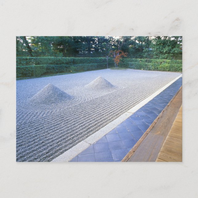 Daisen in Temple Garden, Daitokuji, Kyoto, Japan Vykort (Framsida)