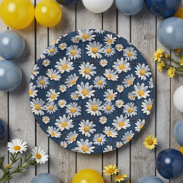 Daisies on Blue Denim Birthday 