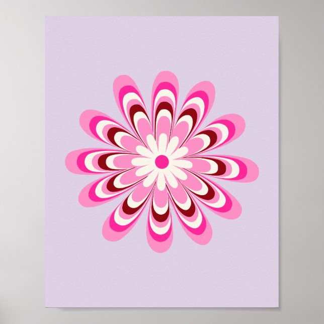 Daisy 03 Lavender Poster (Framsidan)