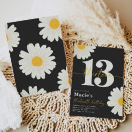 Daisy 13:e födelsedagsinbjudan inbjudningar