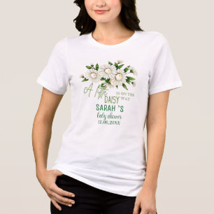 Daisy 1-års födelsedagsfest t-shirt, Little Miss O T Shirt