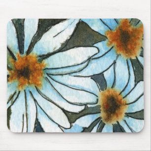 "Daisy #1" Blommigt Mousepad Musmatta