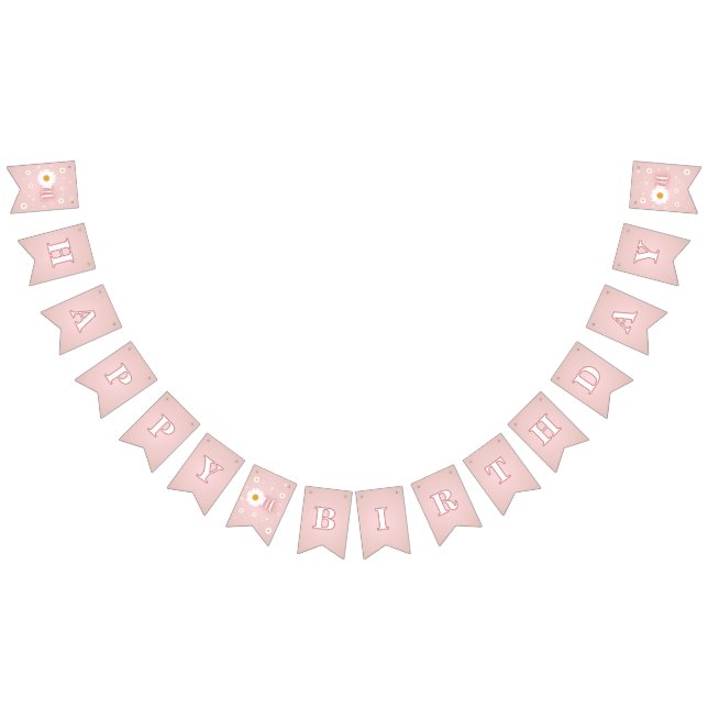 Daisy 1st Birthday Vimplar (Alla)