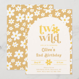 Daisy 2:a födelsedagsinbjudan | Två Vilder Inbjudningar