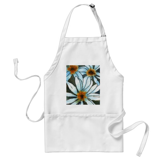"Daisy #2" Blommigt Apron Förkläde (Framsidan)