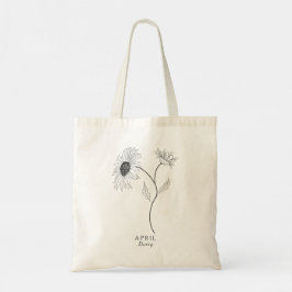 Daisy - aprilblomma tygkasse