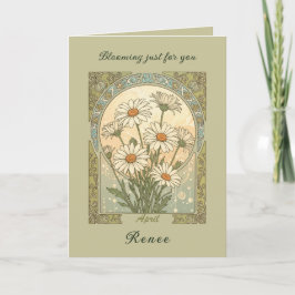 Daisy Aprils himmelska blommor Kort