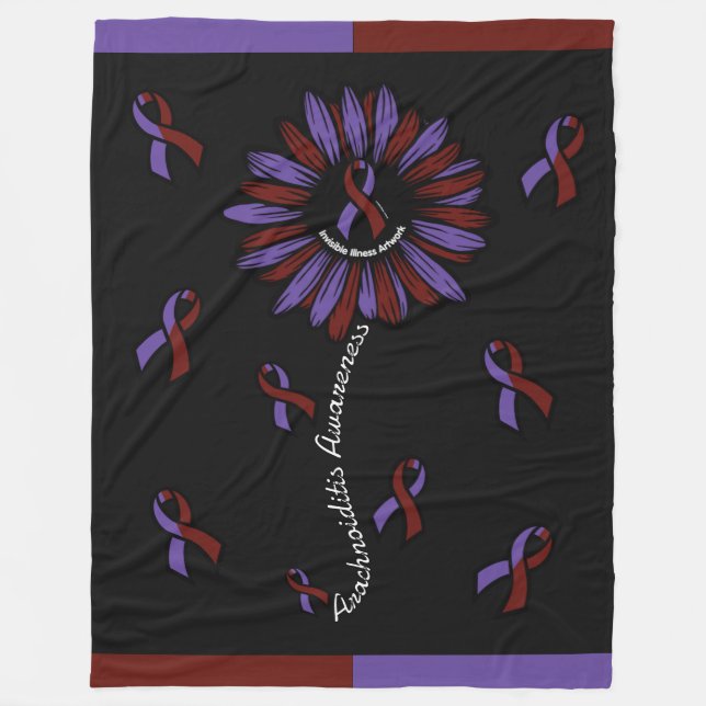 Daisy...Arachnoiditis Fleece Blanket (Framsidan)