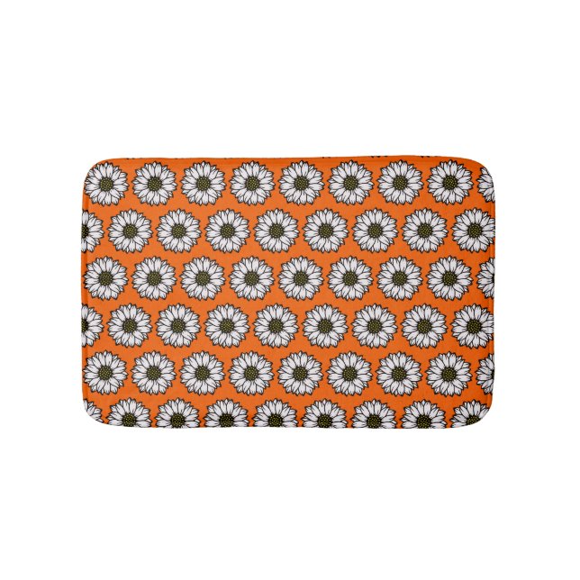 "Daisy" Art Pattern Bath Mat Badrumsmatta (Framsidan)