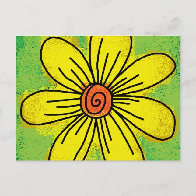 DAISY ART POSTCARD VYKORT (Framsida)