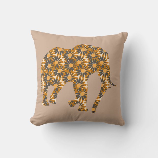 Daisy av den Elephant American MoJo Pillow Kudde (Framsida)
