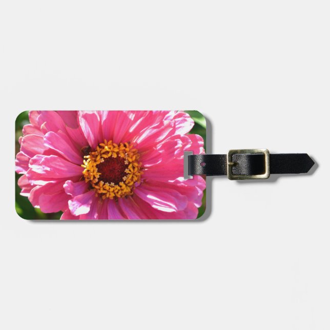 daisy av elegant klassisk rosa blommigt  morsa bagagebricka (Horisontell Framsida)
