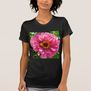 daisy av elegant klassisk rosa blommigt  morsa t-shirt