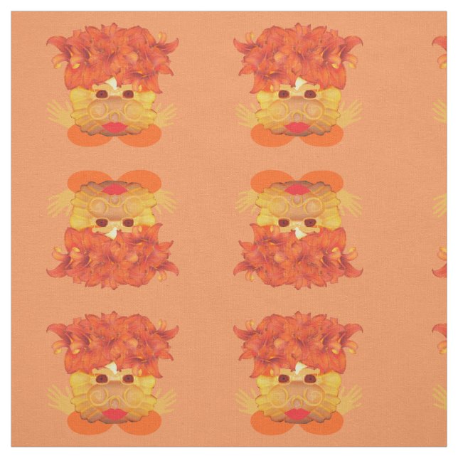 Daisy av krabban tyg (Provkarta)