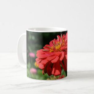 daisy av Orange, zink, kosmo, trädgårdsodling Kaffemugg