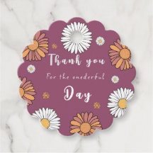 Daisy av pastellvita och rosa orange