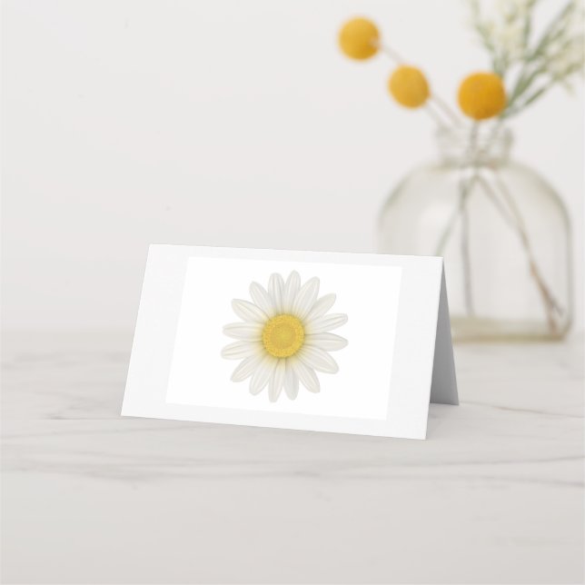 Daisy av tomma platskort placeringskort (Framsida)