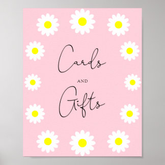 Daisy av vilda blommor - kort och gåvor - babydusc poster