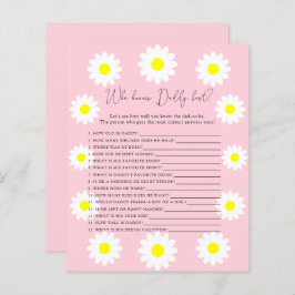 Daisy av vilda blommor - som känner DADDY bäst