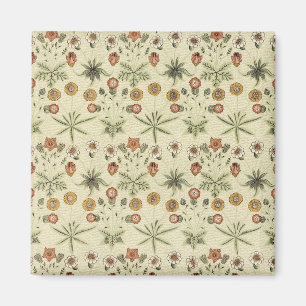 Daisy av William Morris, Vintage Victorian Flowers Magnet