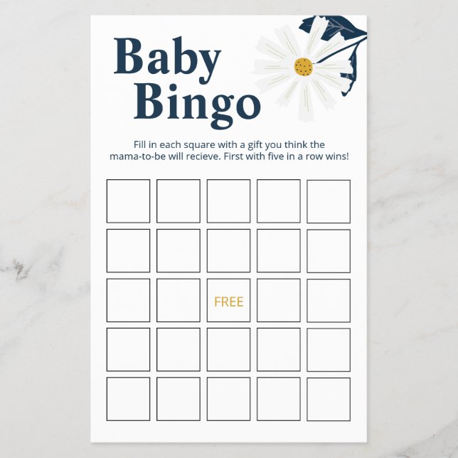 Daisy Baby Bongo Spel Flygblad (Framsidan)