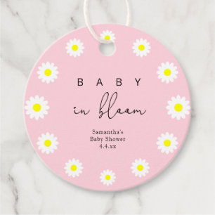 Daisy - Baby i blomningsposter Gåvor Etiketter