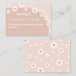 Daisy Baby i bloom Boho Girl Baby Shower-spelet Tilläggskort