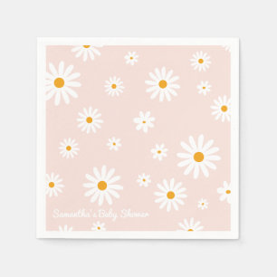 Daisy Baby i Boho Girl Baby Shower Pappersservett