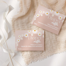 Daisy Baby i dagboken Boho Girl Baby Shower Tilläggskort