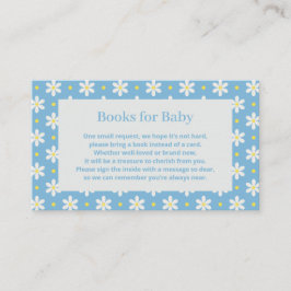Daisy Baby Shower Book Request Tilläggskort