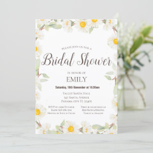 Daisy Baby Shower-inbjudan, Festinbjudan Inbjudningar