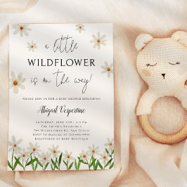 Daisy Baby Shower Inbjudningar