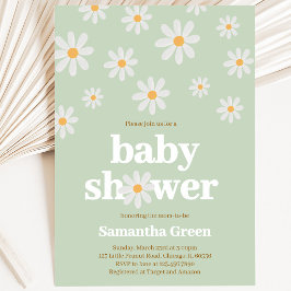 Daisy Bebis Shower Inbjudningar